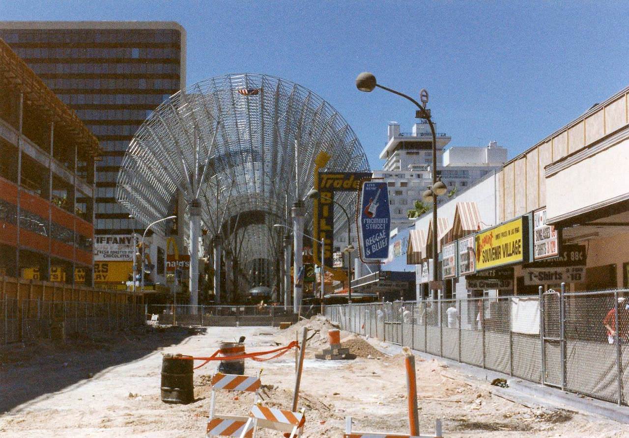 #13 Construction of Fremont Street Experience, August 1995