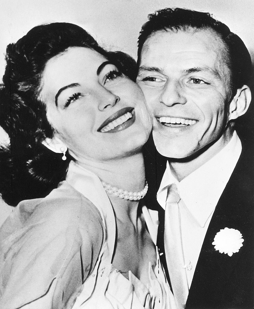 #7 Frank Sinatra and Ava Gardner, 1954.