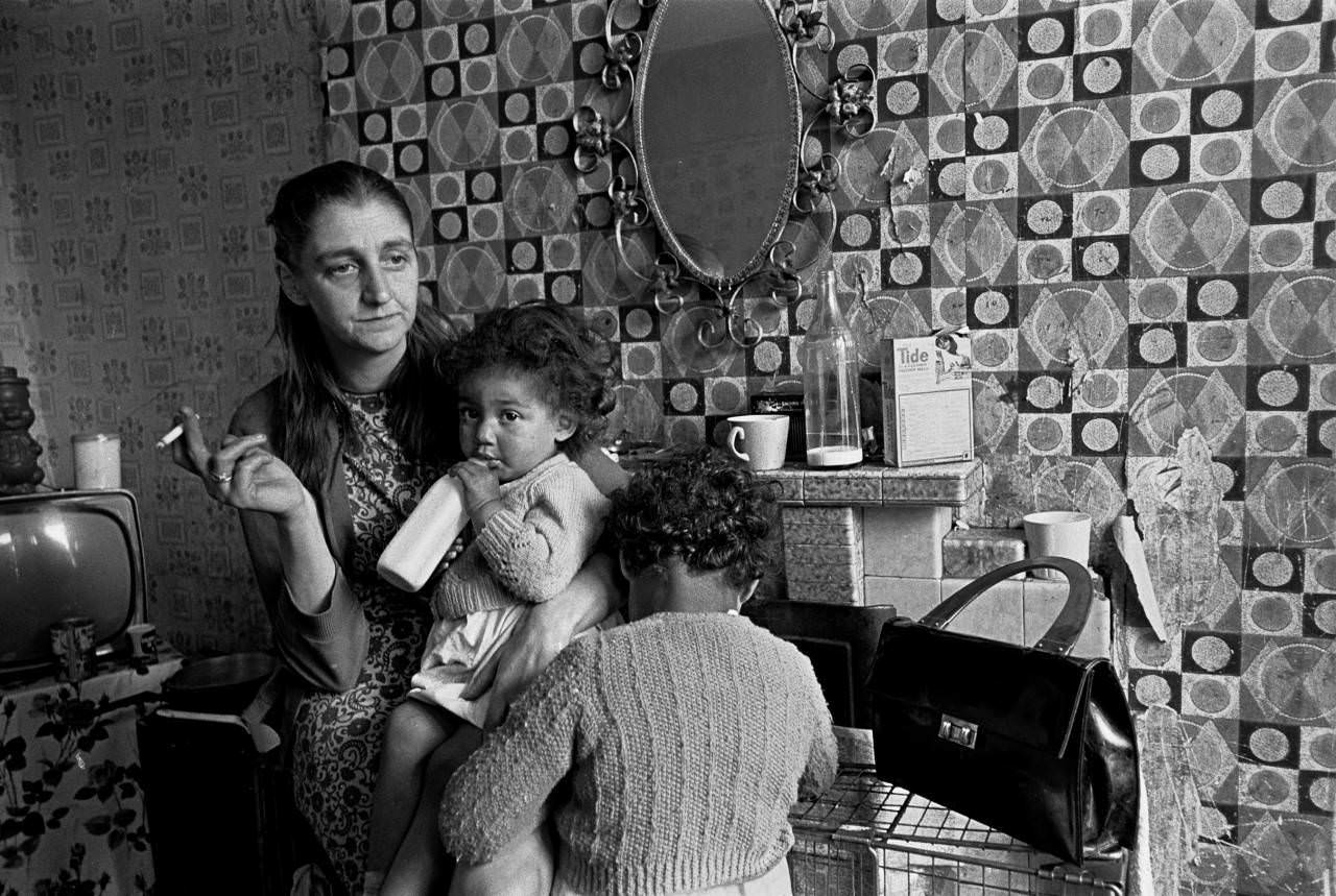 #10 Mother with her 2 daughters, Winson Green, 1971