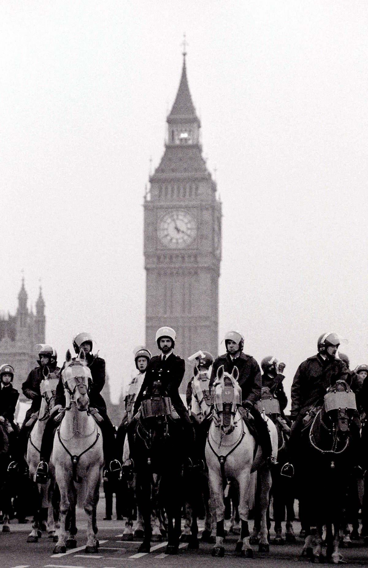 #5 Police at Student anti-loan protest 1988