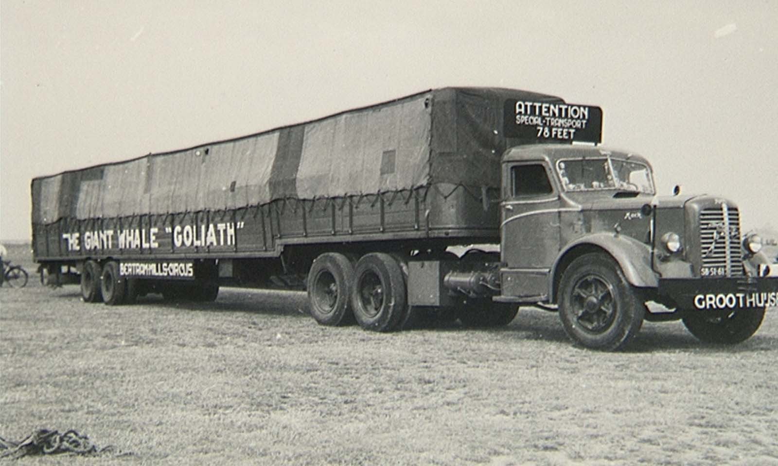 The trailer bears an understated warning: “Attention. Special Transport”