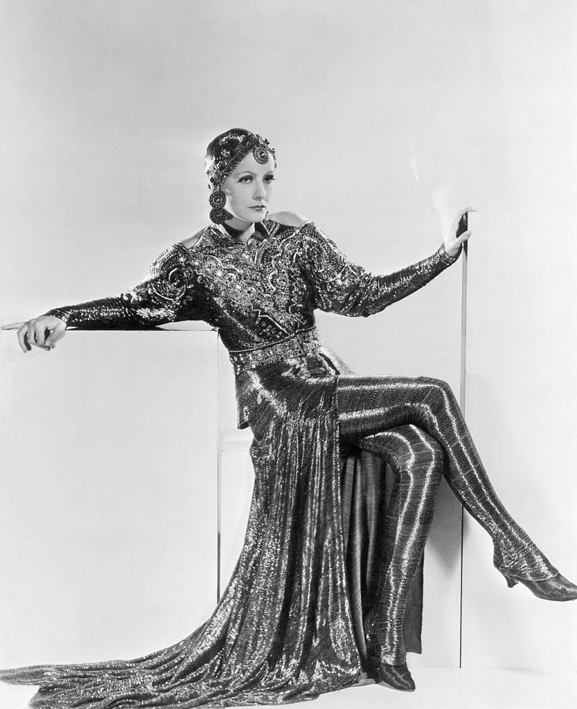 #3 Greta Garbo in a costume of the Mata Hari style, 1931.