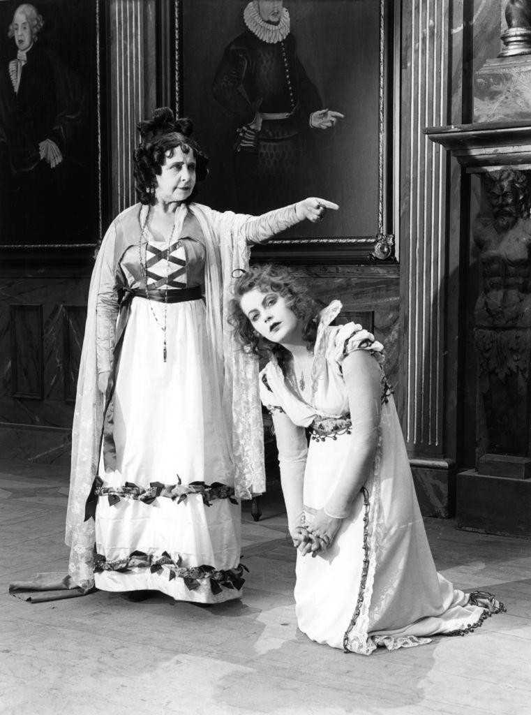 #61 Greta Garbo with Gerda Lundekvist in the The Saga of Gosta Berling, 1924.