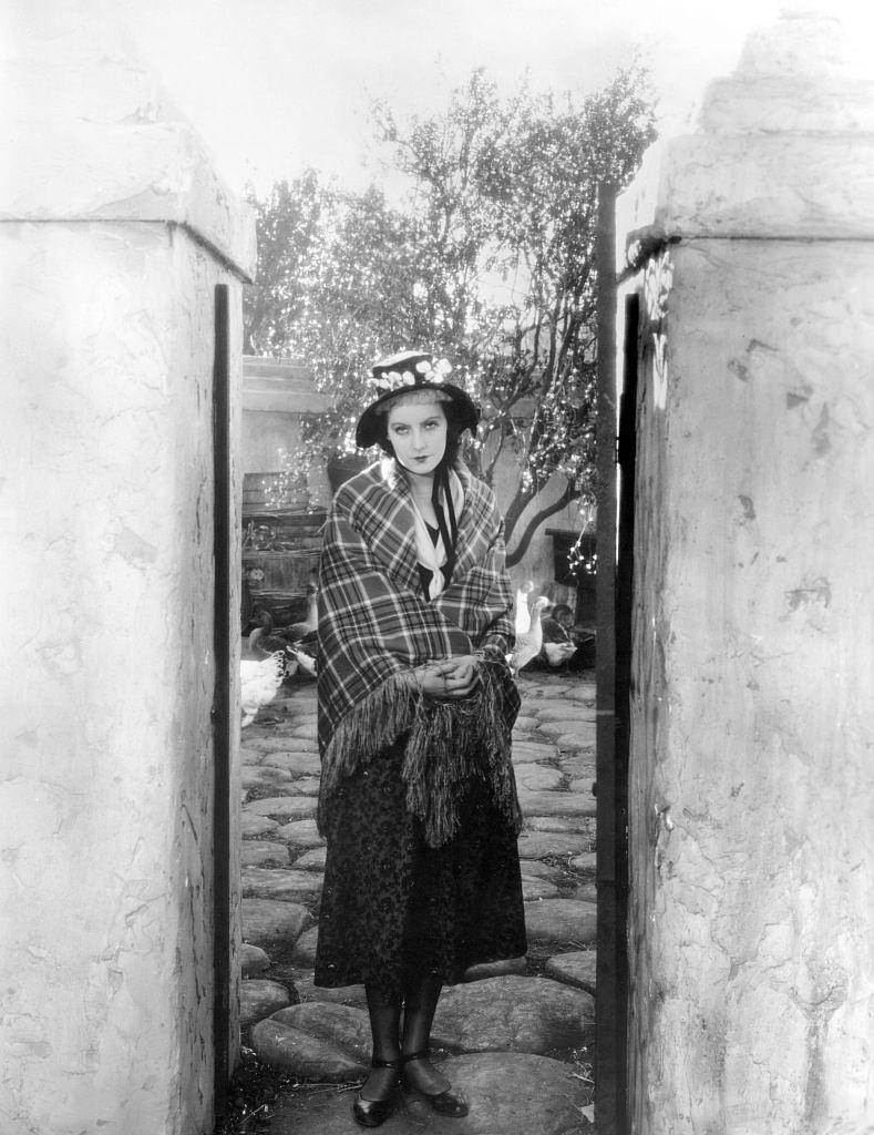 #65 Actress Greta Garbo on the set of “The Torrent”.