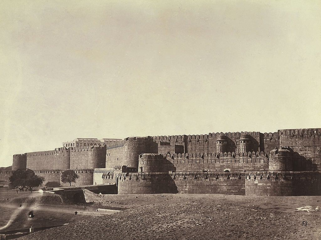 #46 Agra Fort in Agra, 1875.
