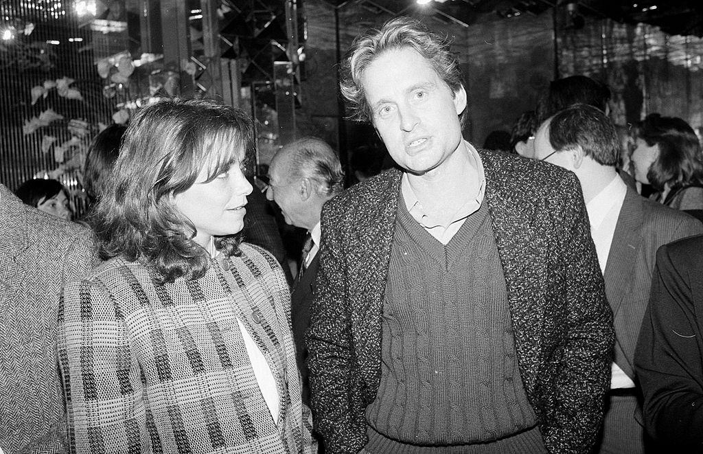 #33 Karen Allen with Michael Douglas, 1984.