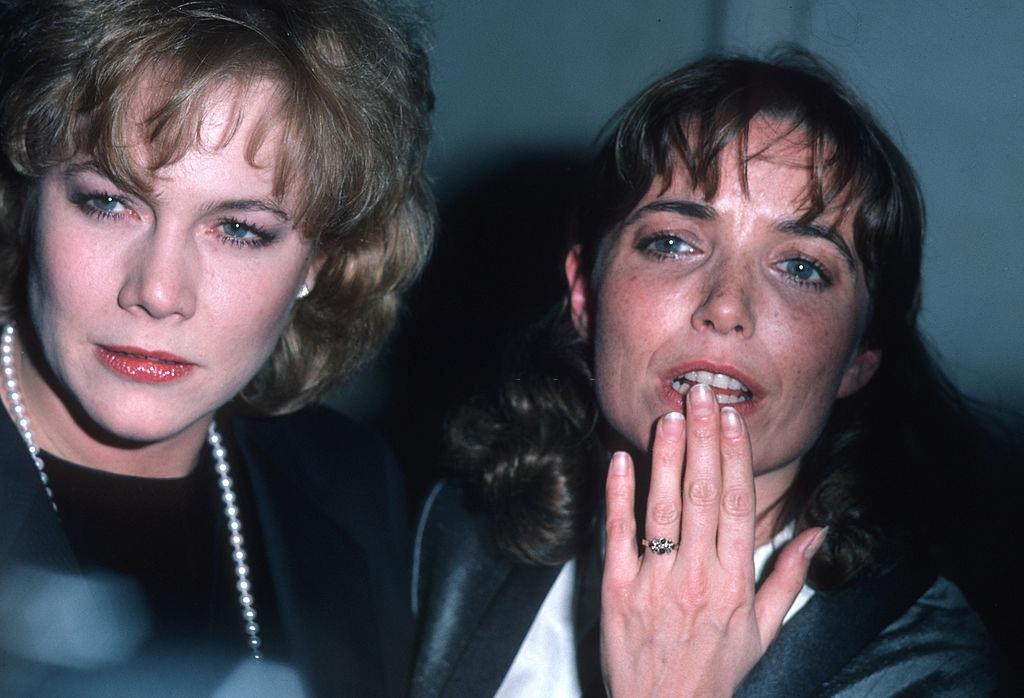 #35 Karen Allen with Kathleen Turner, 1986.