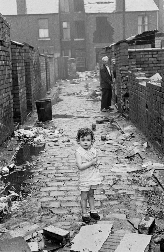 #3 Child at end of alleyway, Manchester 1972
