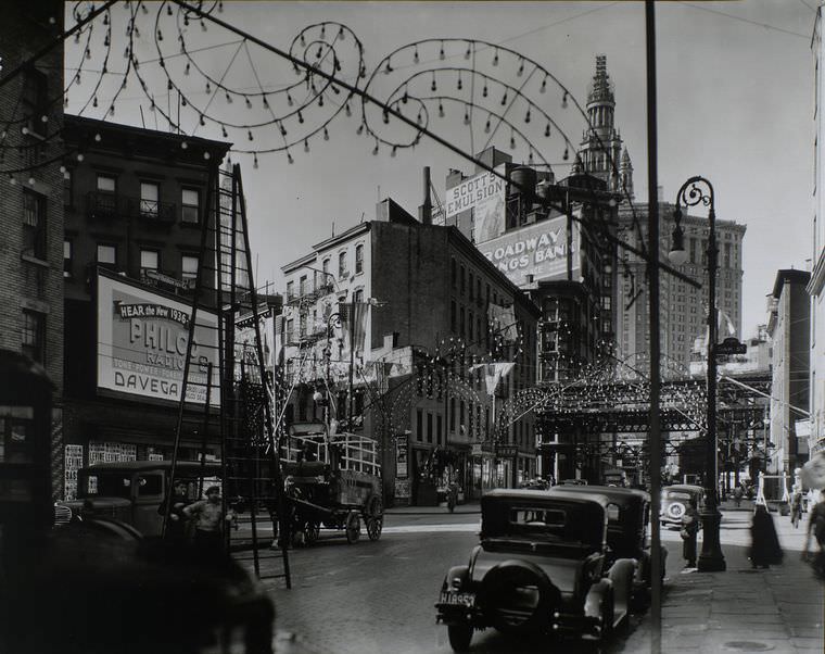 #26 Oak and New Chambers Streets, Manhattan, October 28, 1935