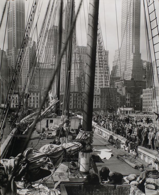 #28 Pier 11 or 12, East River, Manhattan, April 09, 1936