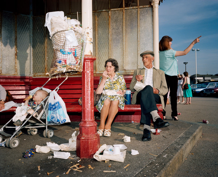#34 Gritty Photos of New Brighton from 1980s That Show How Working Class Enjoyed Their Holidays On Sea Side Resort