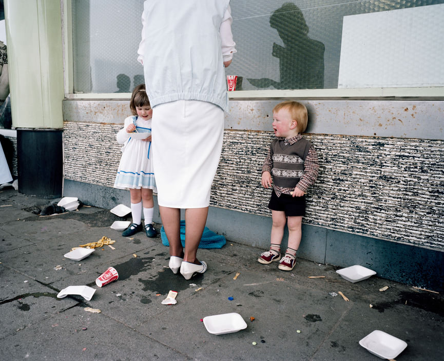 #18 Gritty Photos of New Brighton from 1980s That Show How Working Class Enjoyed Their Holidays On Sea Side Resort