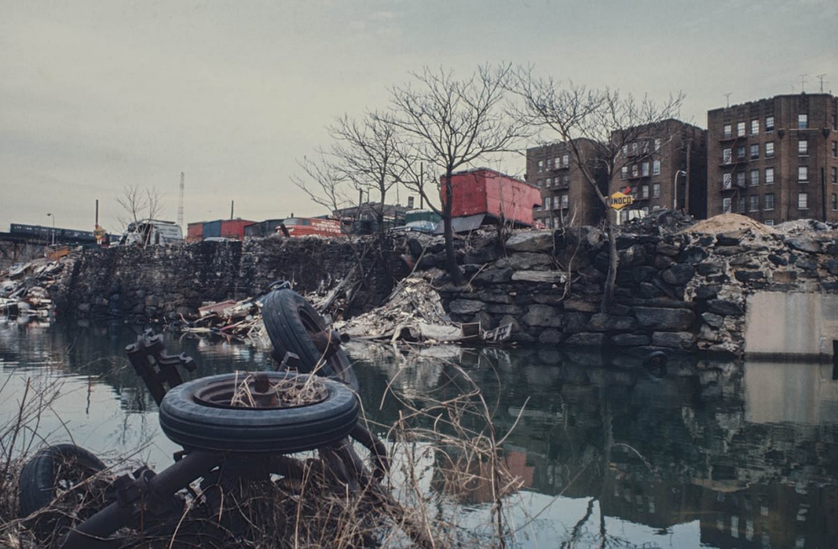 #67 Bronx River at 177th St., Bronx, 1970