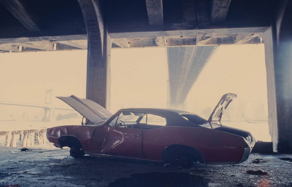 #46 Grafitti on the side of the Manhattan Bridge, Manhattan, 1970