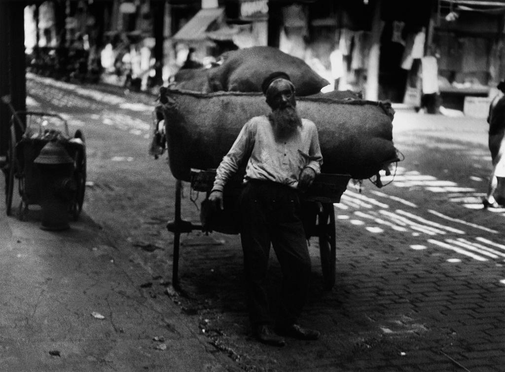 #52 A rag merchant, New York City, 1930.