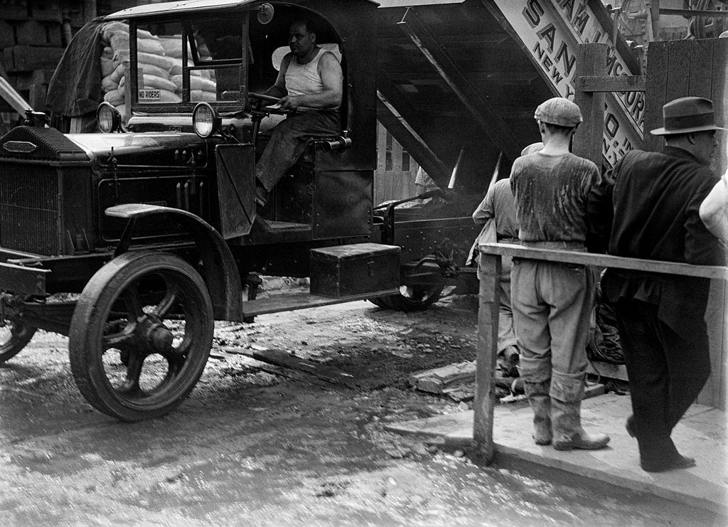 #24 Dump Truck at Construction Site, New York City, 1930.