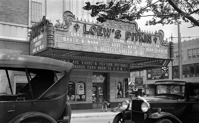 #2 Side-street view of Loew’s Pitkin Theatre, Brooklyn, New York, May, 1930