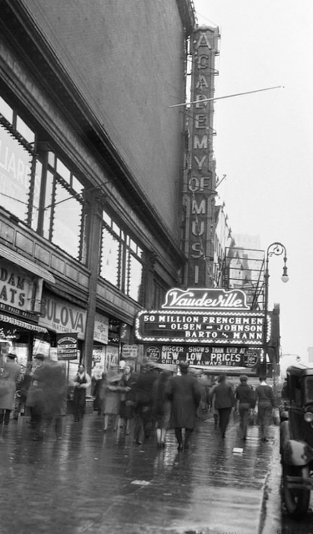 #6 Academy of Music (later converted to the Palladium), New York, 1931