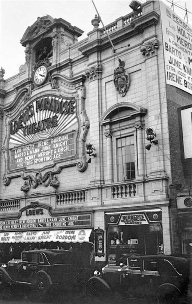 #29 Loew’s Paradise Theatre, Bronx, New York, 1932