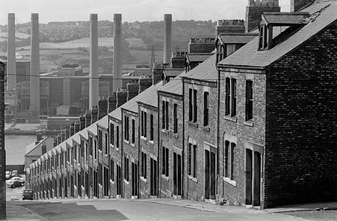 #1 Street of terraced housing Newcastle upon Tyne 1969