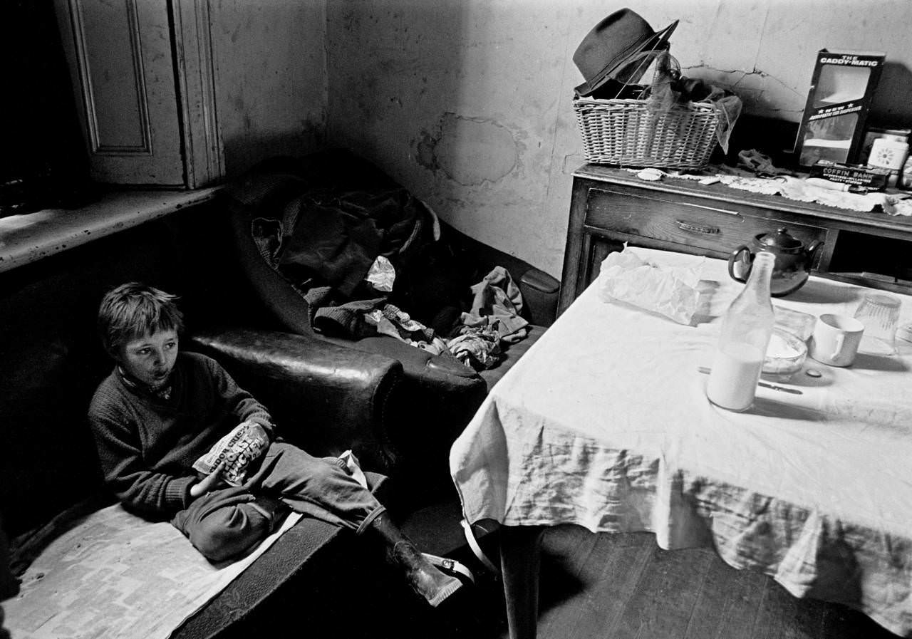 #17 A little boy in her house, 1971.