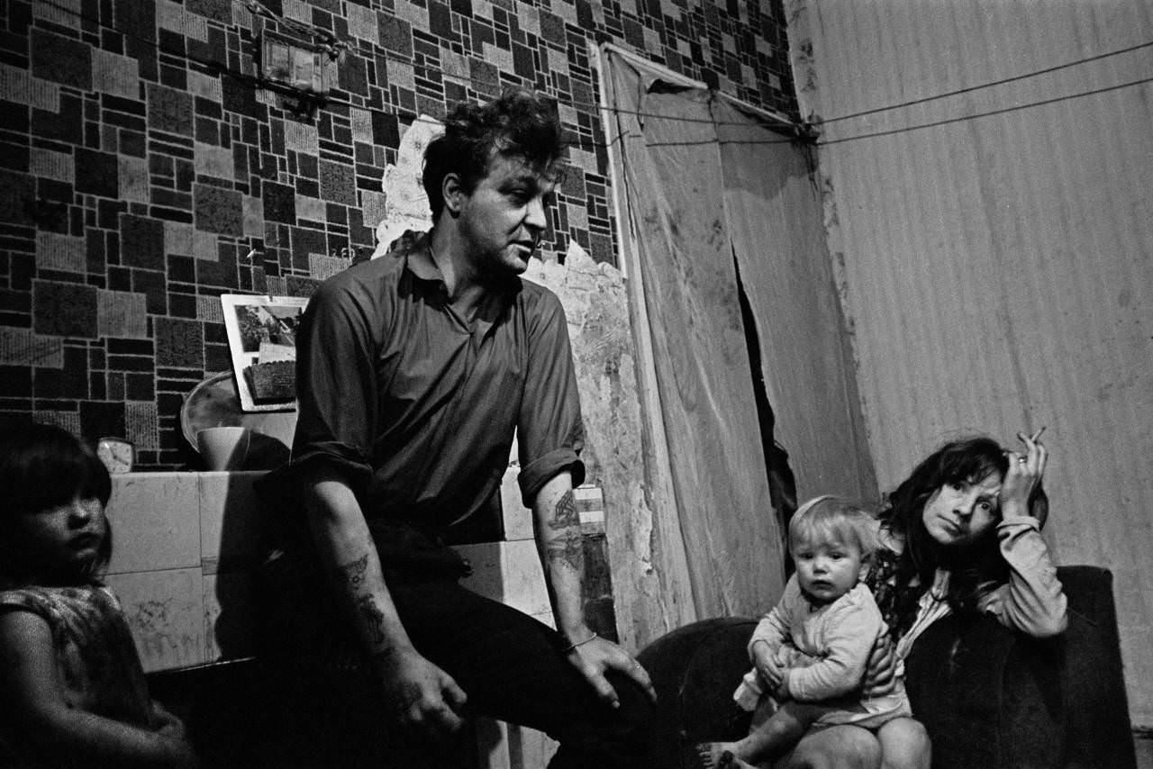 #9 Family in slum housing Newcastle upon Tyne 1971