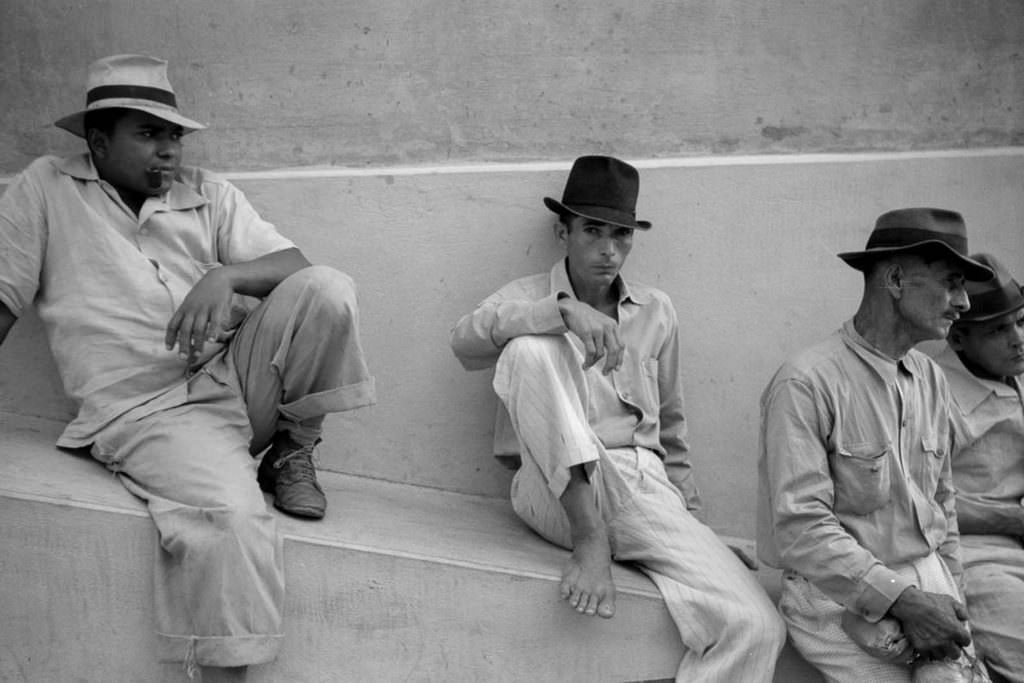 #8 Striking sugar workers at a meeting in Yabucoa.
