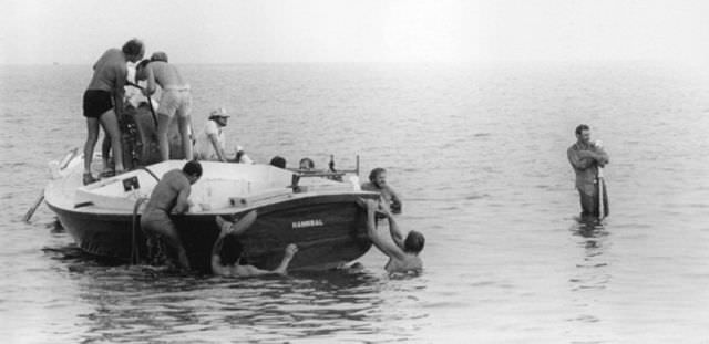 #14 From a deleted scene that shows how Indy survived the submarine trip