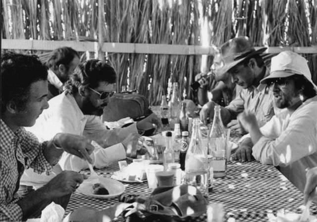 Lunch on the ‘Raiders of the Lost Ark’ set