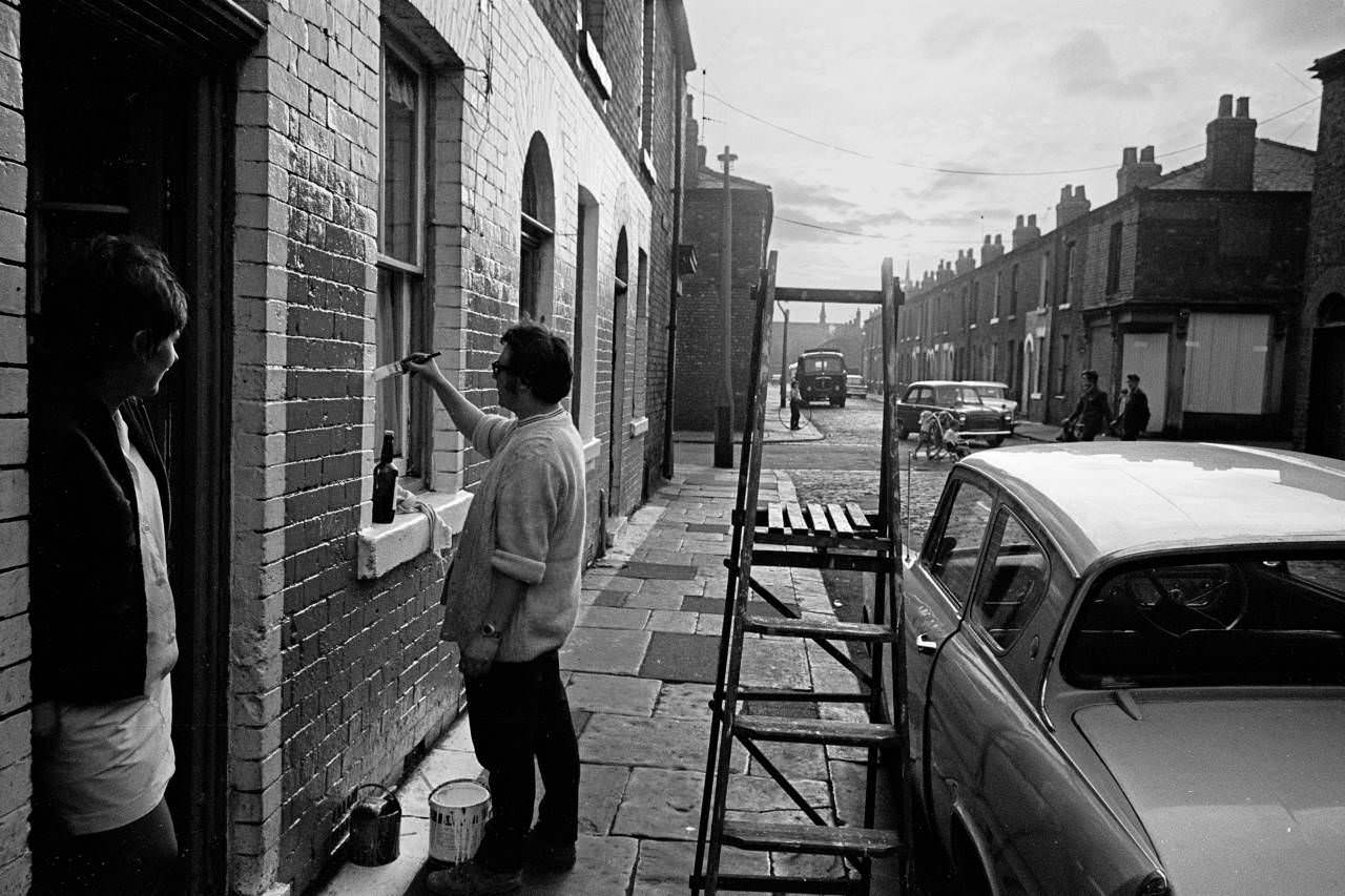 #6 House painting after work, Salford 1969
