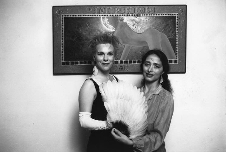 #28 Julie Z, Yolanda Ariyana, John Penuelas painting, 1985