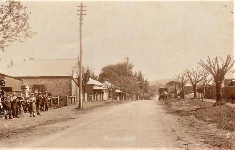 #17 Hahndorf street scenes, circa early 1900s