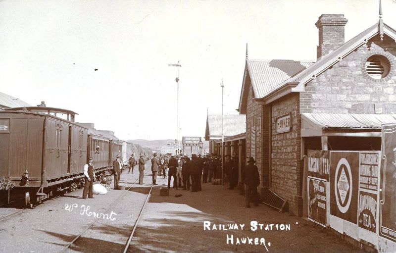 #18 Hawker Railway Station, circa 1908