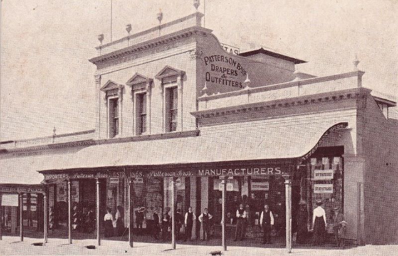 #19 Patterson Bros Drapers, Norwood, circa early 1900s