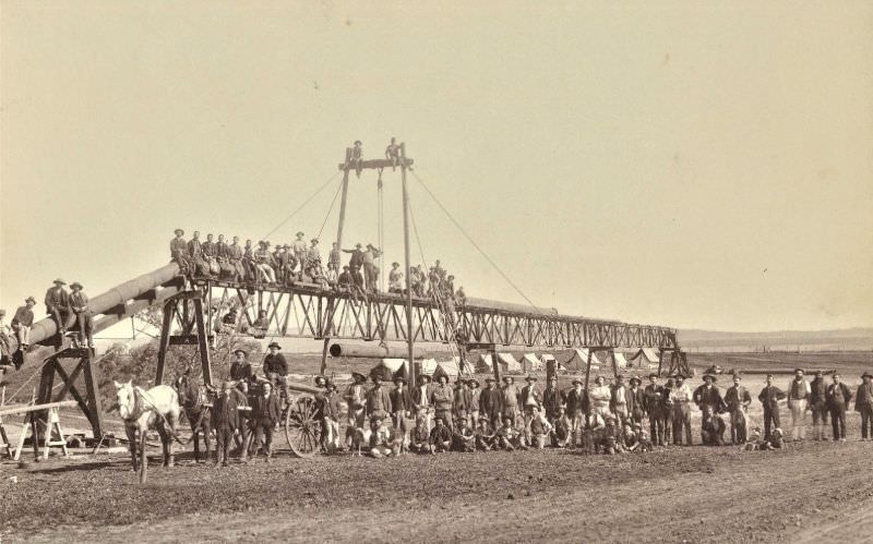 #21 Pipeline laying and workers camp site, South Australia, circa early 1900s