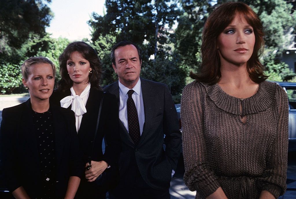 #4 Tanya Roberts with the cast of “Charlie’s Angels”, 1980.