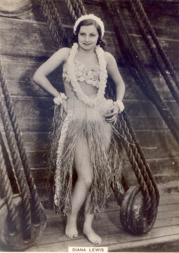 #11 Diana Lewis. “Beauties of Today”, Cigarette card, Britain, c.1937.