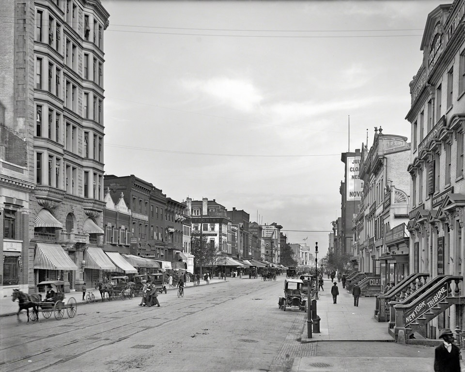#15 F Street Northwest in Washington, D.C., circa 1906.