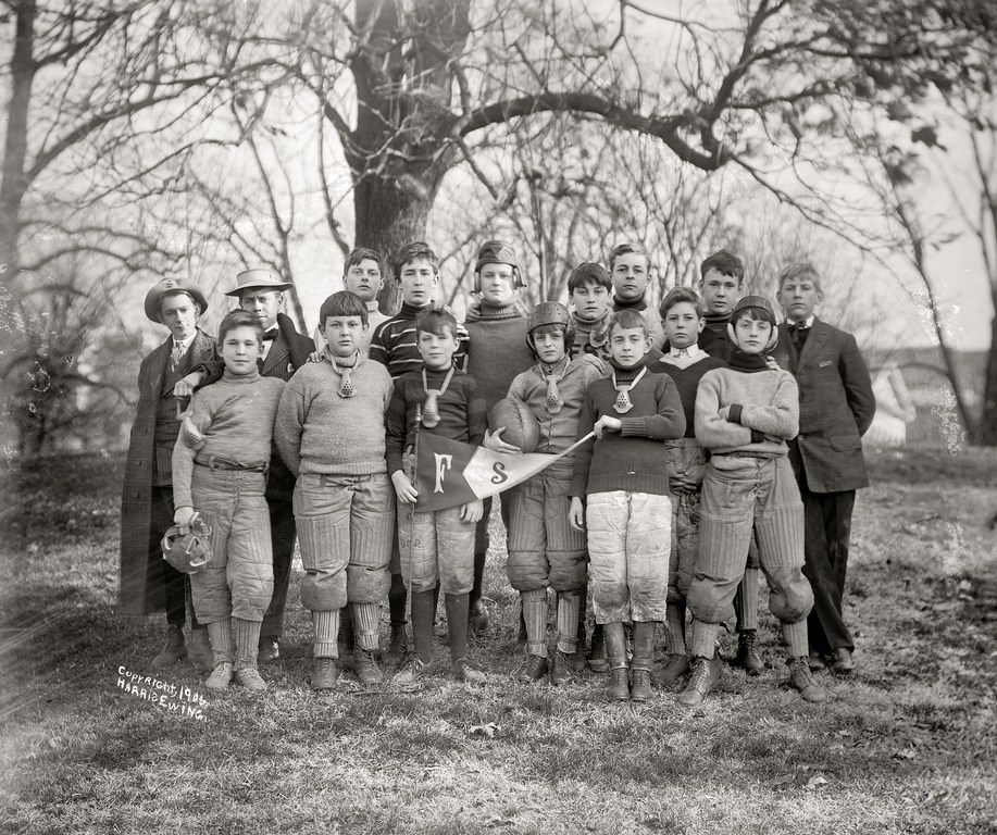 #50 Junior varsity team at the Sidwell Friends School in Washington, D.C., 1906.