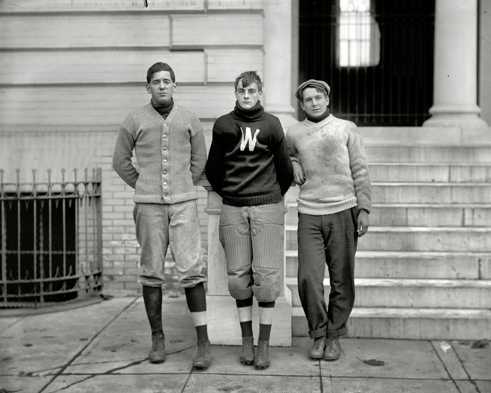 #41 Western High football boys. Washington, D.C., circa 1905.