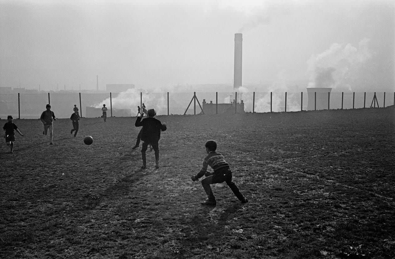 #5 Football above the power station, Bradford, 1969