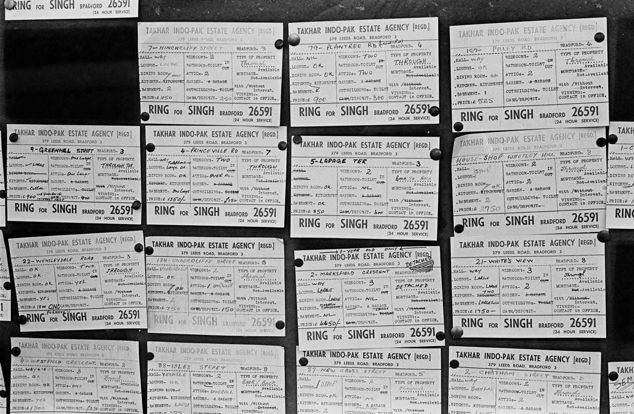 #9 Estate agent’s window, Bradford 1969