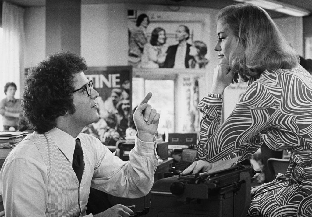 #36 Cybill Shepherd as Betsy with Albert Brooks in a scene from ‘Taxi Driver’, 1975.