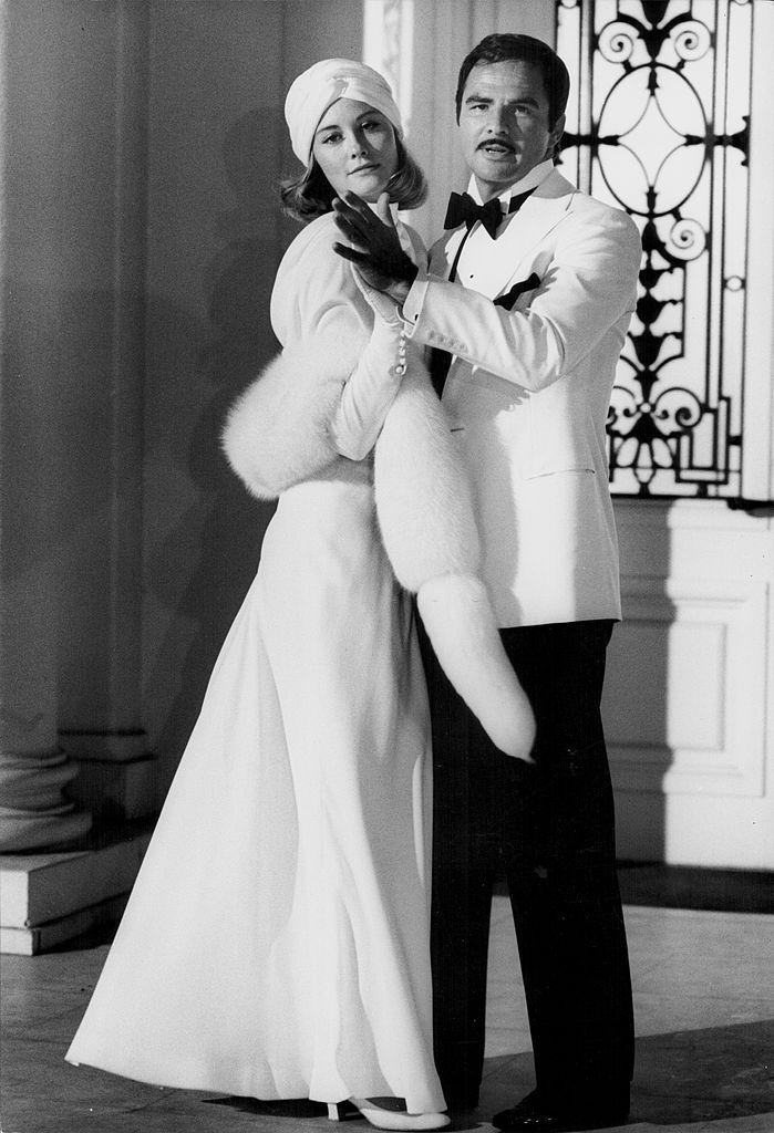 #37 Cybill Shepherd with Burt Reynolds on the set of the movie ‘At Long Last Love’, 1975.