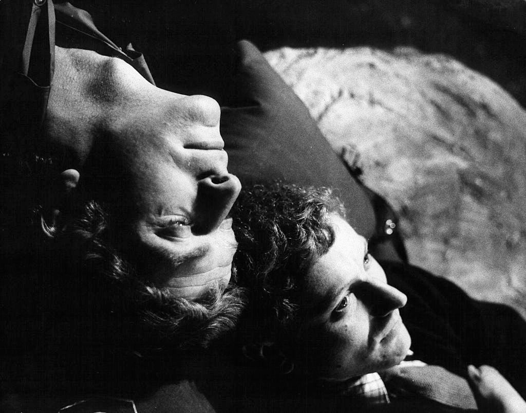 #7 Michael Caine with Barry Foster in a scene from the play ‘Next Time I’ll Sing To You’,