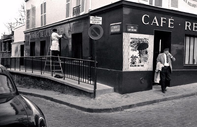 #10 Sign painter, Rue Saint Rustique, Paris, 1971