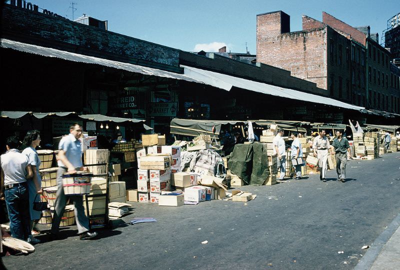 #12 Faneuil Hall Market, Boston, Massachusetts. June 1957