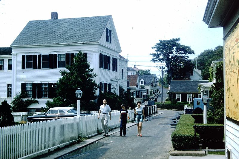 #16 Street scene in Provincetown, Massachusetts. June 1957