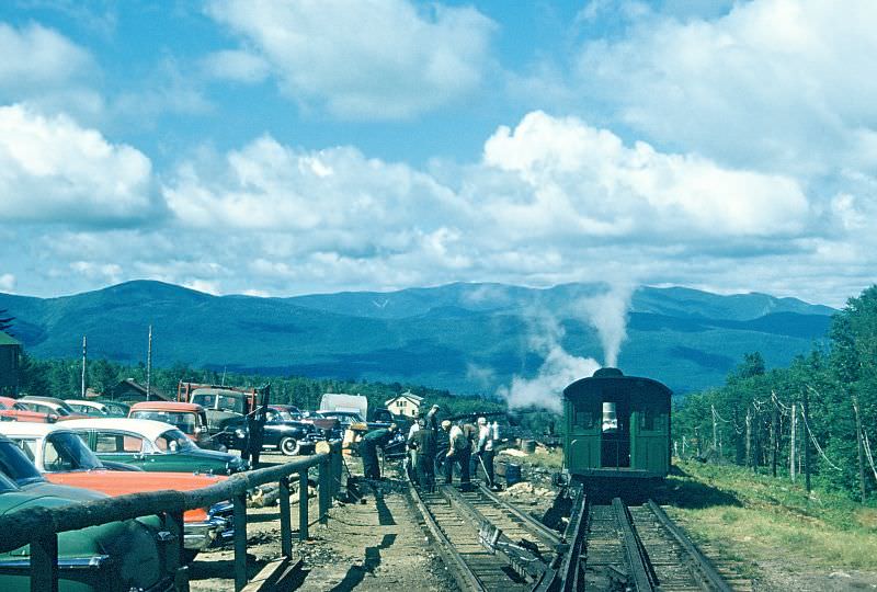 #28 Railway up Mount Washington, New Hampshire. July 1957