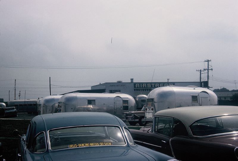 #47 Airstream factory, Jackson Center, Ohio. December 1959